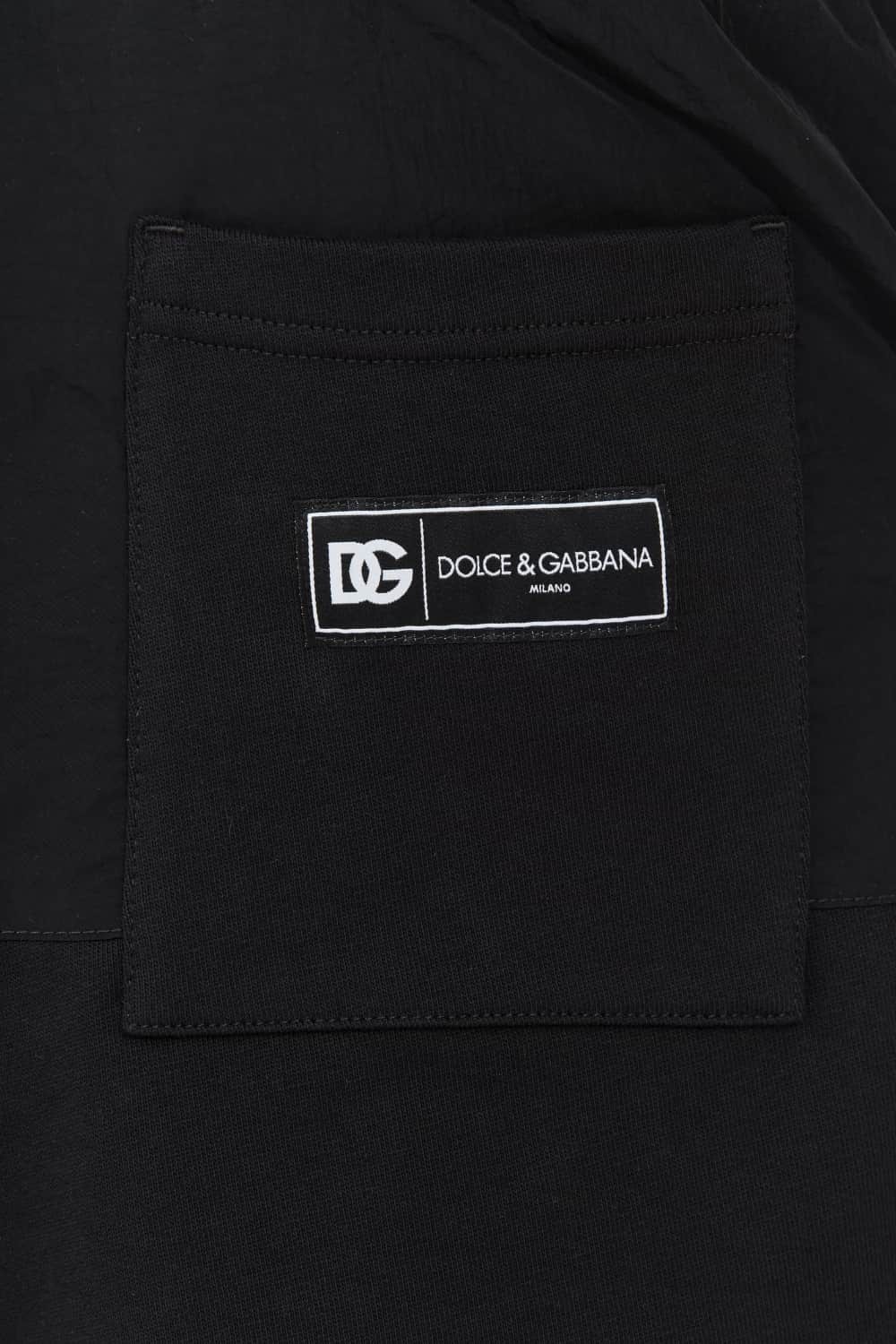 DOLCE & GABBANA Czarne spodenki