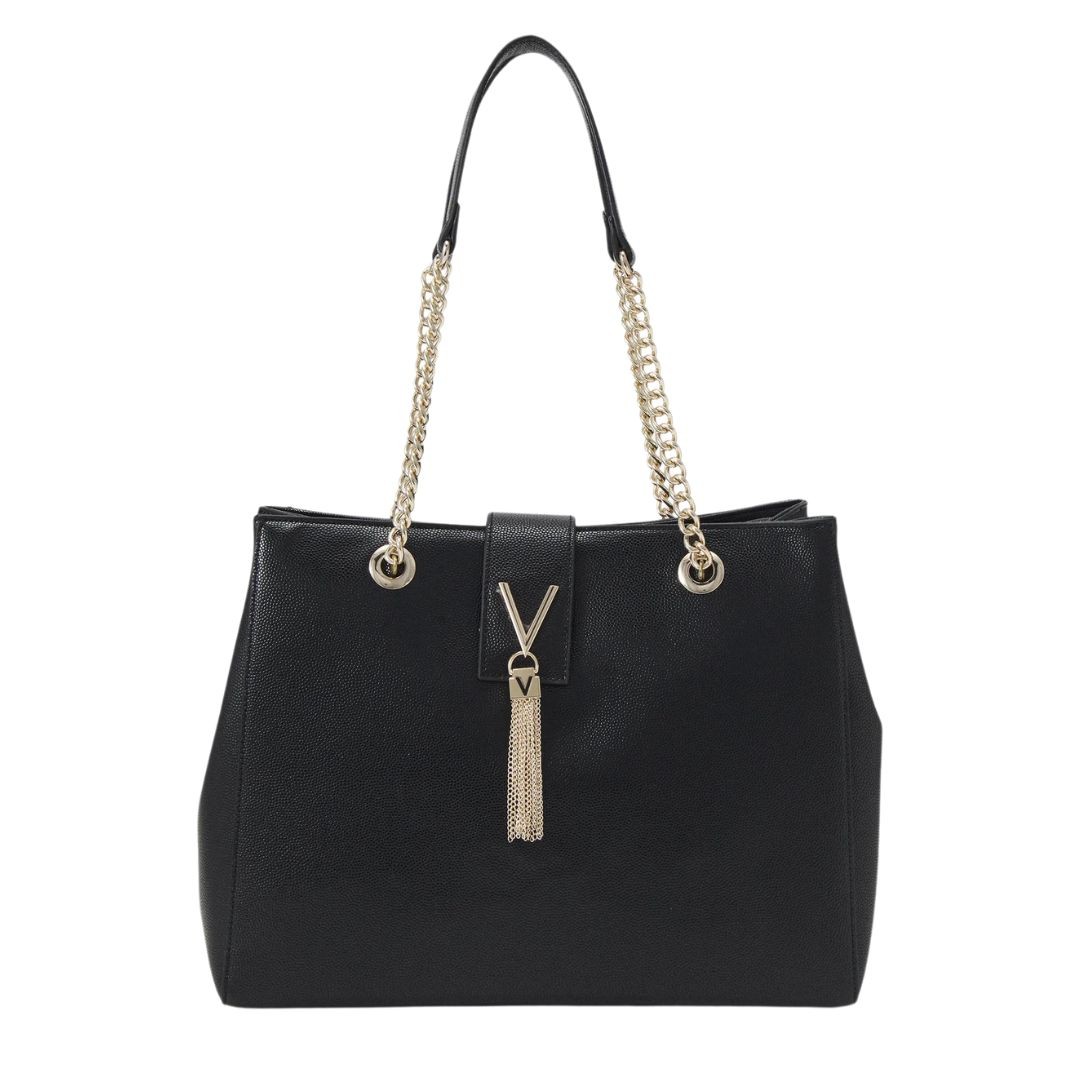 VALENTINO Large black Divina shopper bag