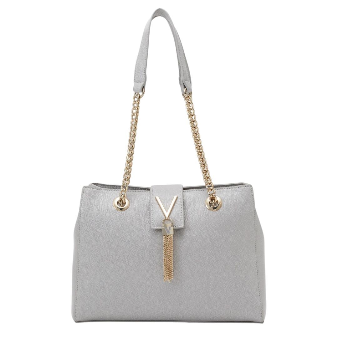 VALENTINO Duża szara shopperka Divina