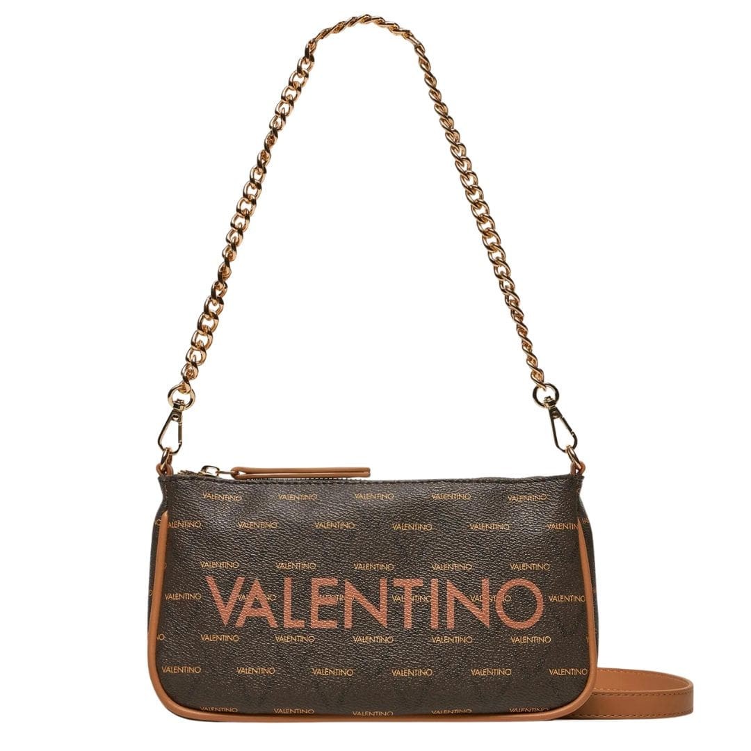 VALENTINO Mała brązowa listonoszka Liuto