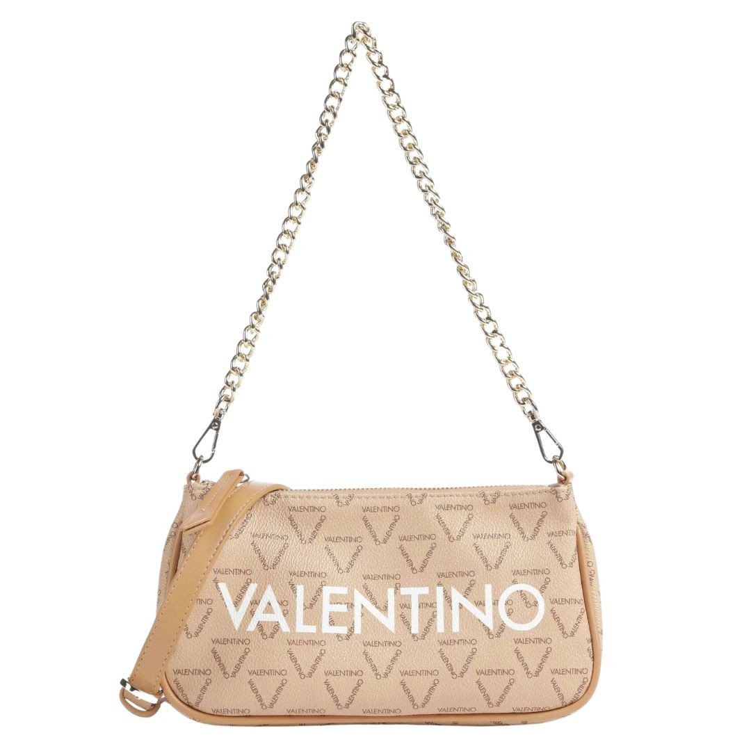 VALENTINO Mała beżowa listonoszka Liuto