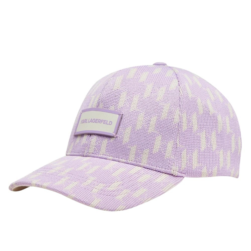 KARL LAGERFELD Fioletowa czapka K/monogram
