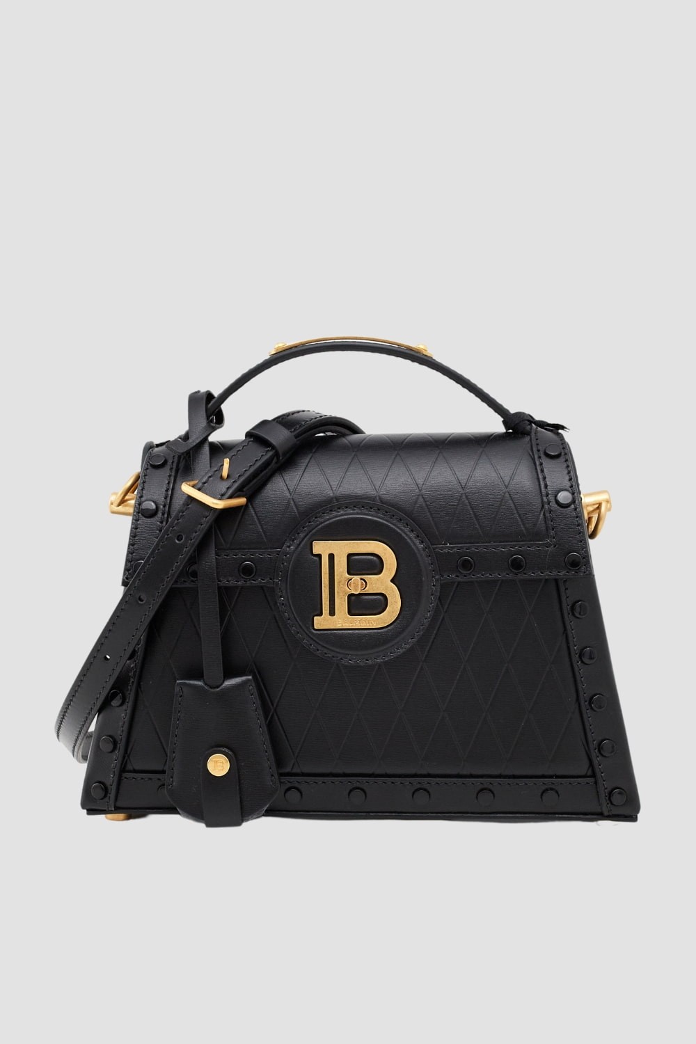 BALMAIN Czarna torebka B-buzz Dynasty-cuir