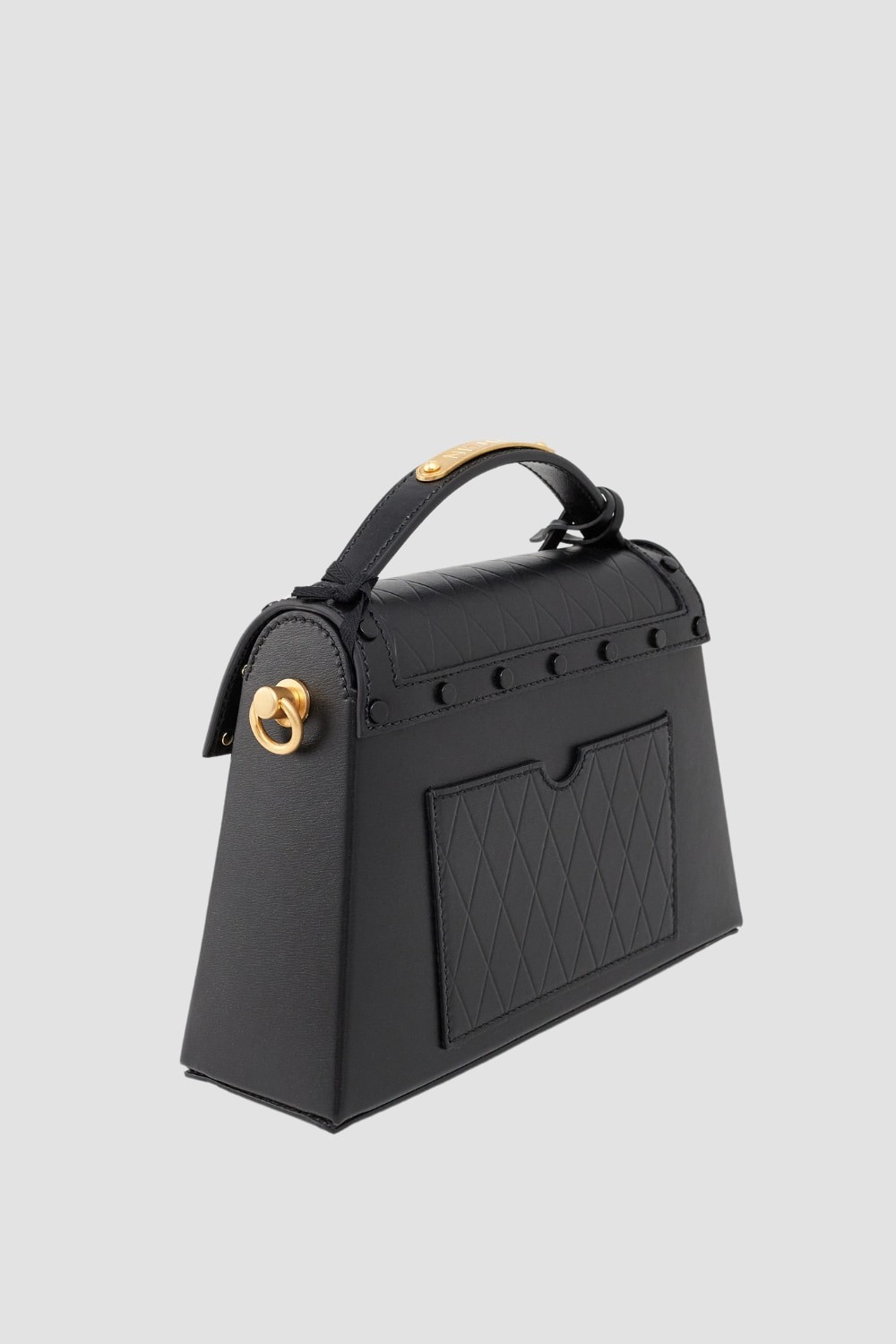 BALMAIN Czarna torebka B-buzz Dynasty-cuir