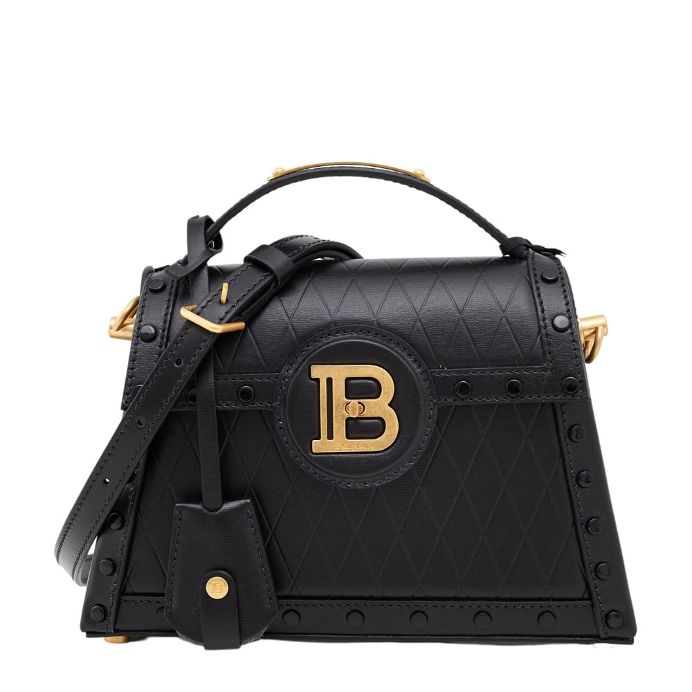 BALMAIN Czarna torebka B-buzz Dynasty-cuir