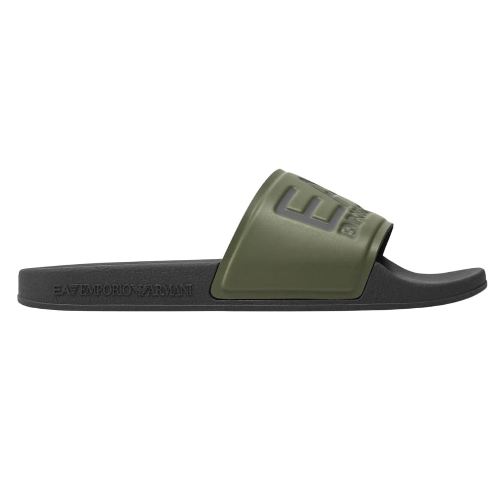 EA7 Zielone klapki Flip flops