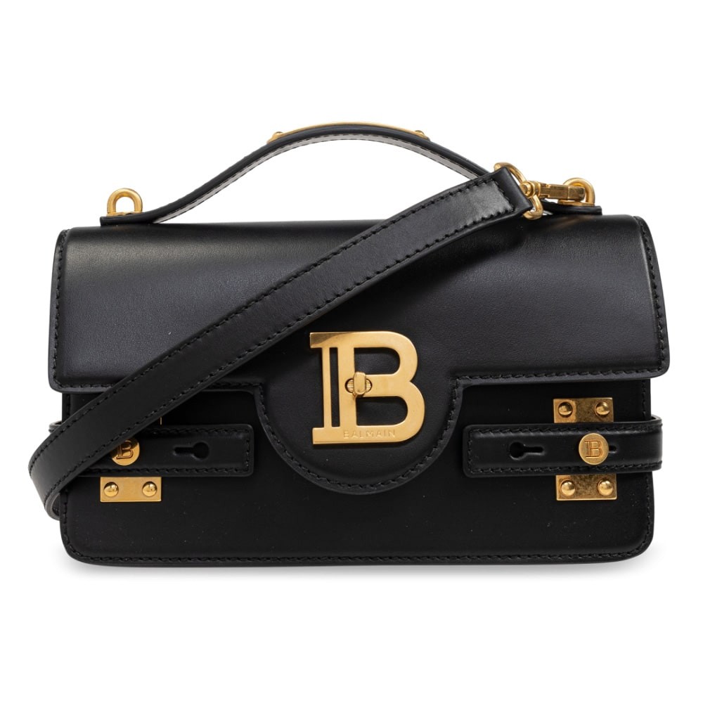 BALMAIN Czarna torebka Classic Handle Bag S