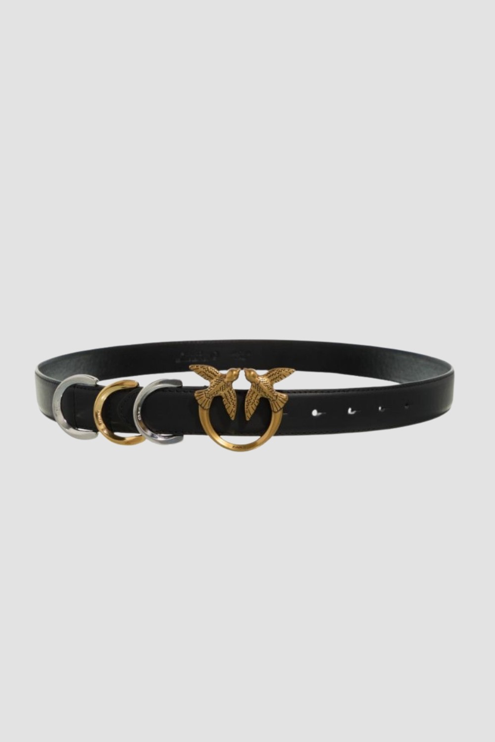 PINKO Czarny pasek Cobain Belt H3