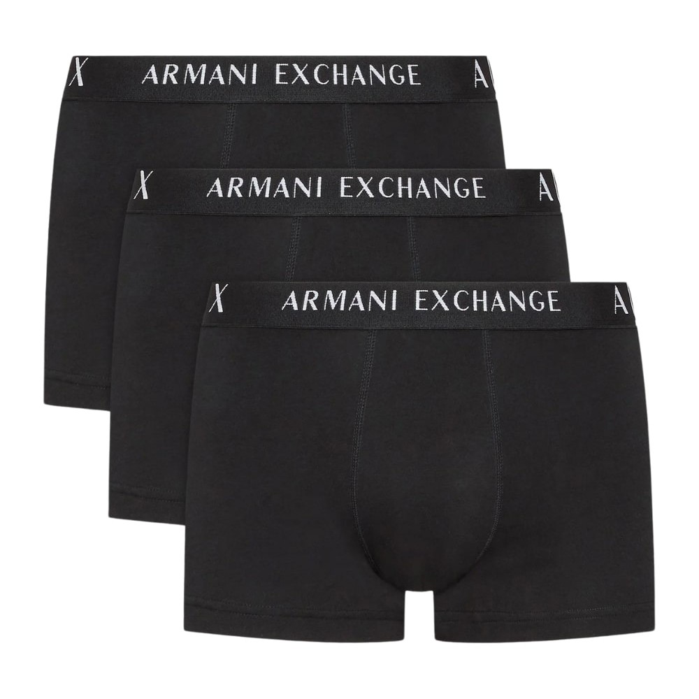 ARMANI EXCHANGE Czarne bokserki 3PACK