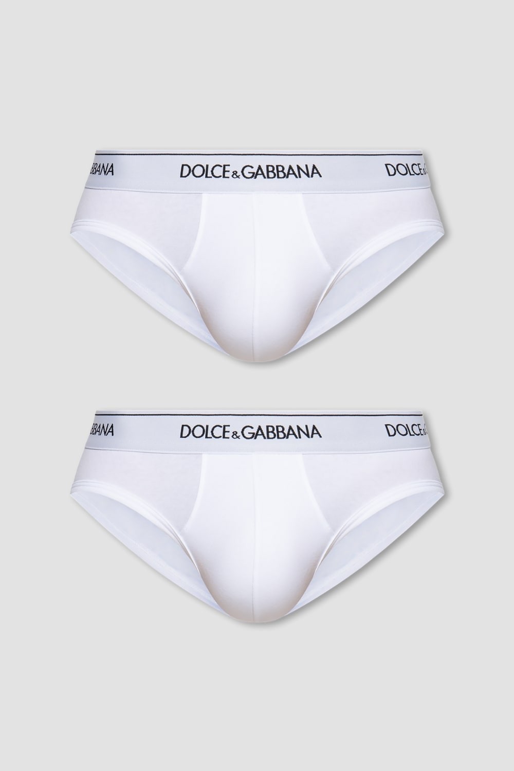 DOLCE & GABBANA Biały 2PACK slipów