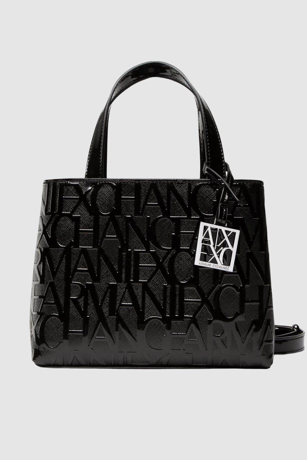 ARMANI EXCHANGE Mała czarna torebka klasyczna