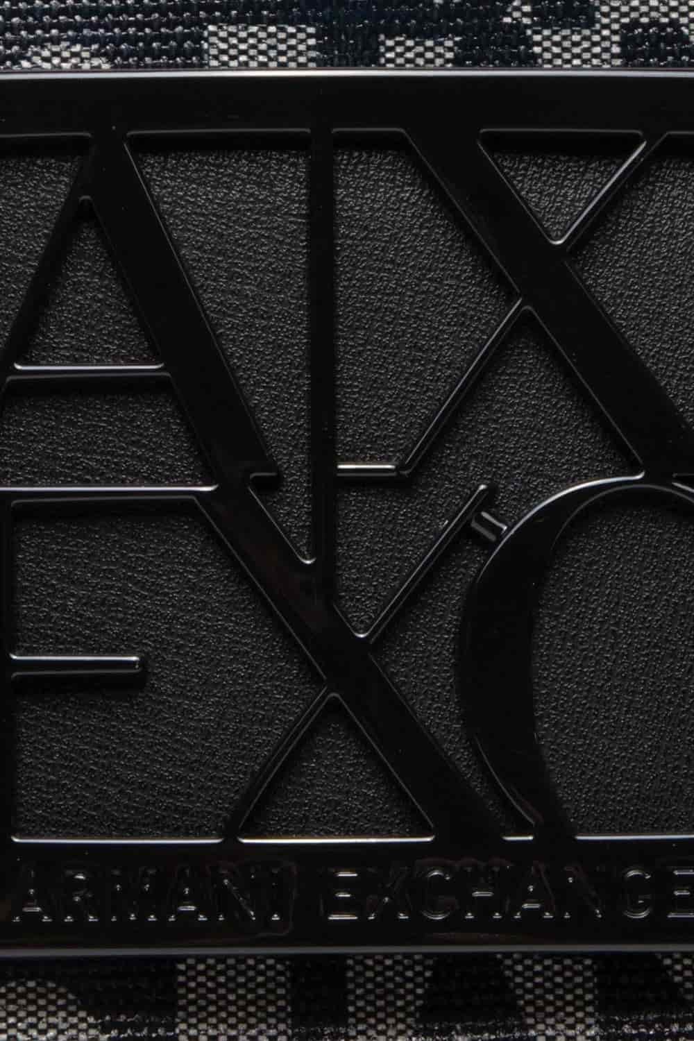 ARMANI EXCHANGE Czarno-beżowa torebka klasyczna