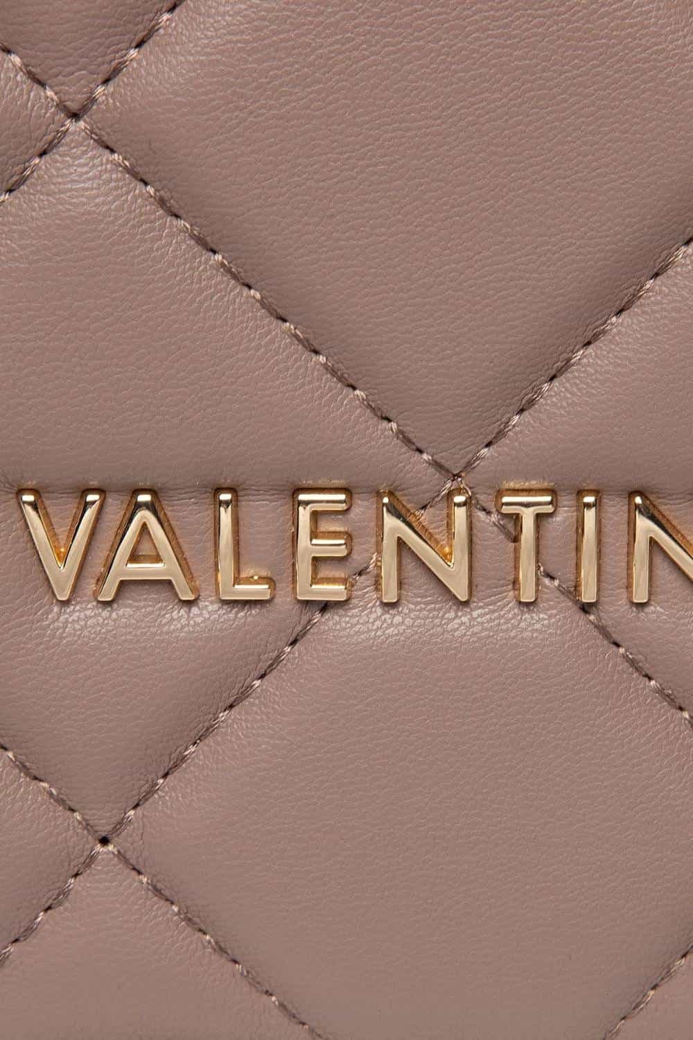 VALENTINO Średnia beżowa torebka Ocarina Flap Bag