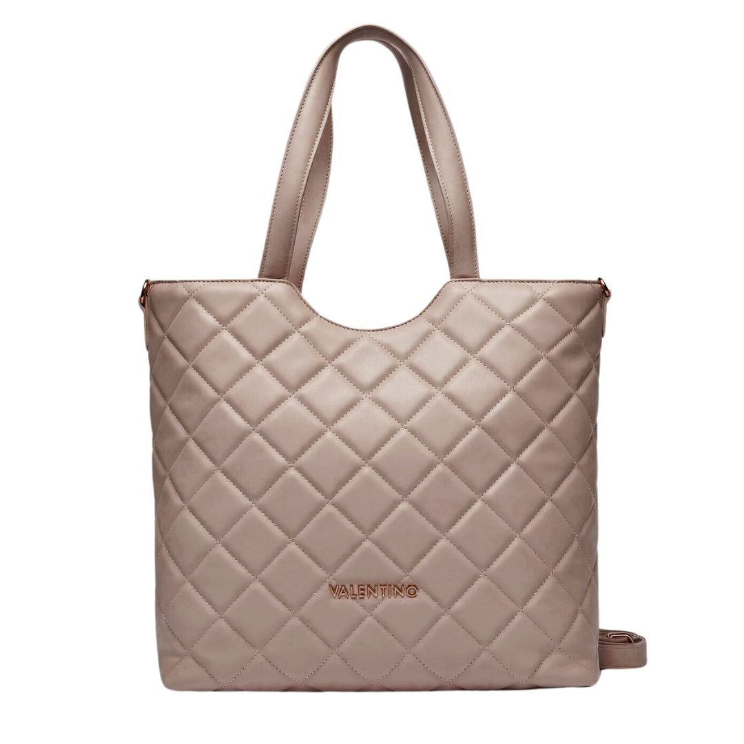 VALENTINO Beżowa torebka Ocarina Shopping