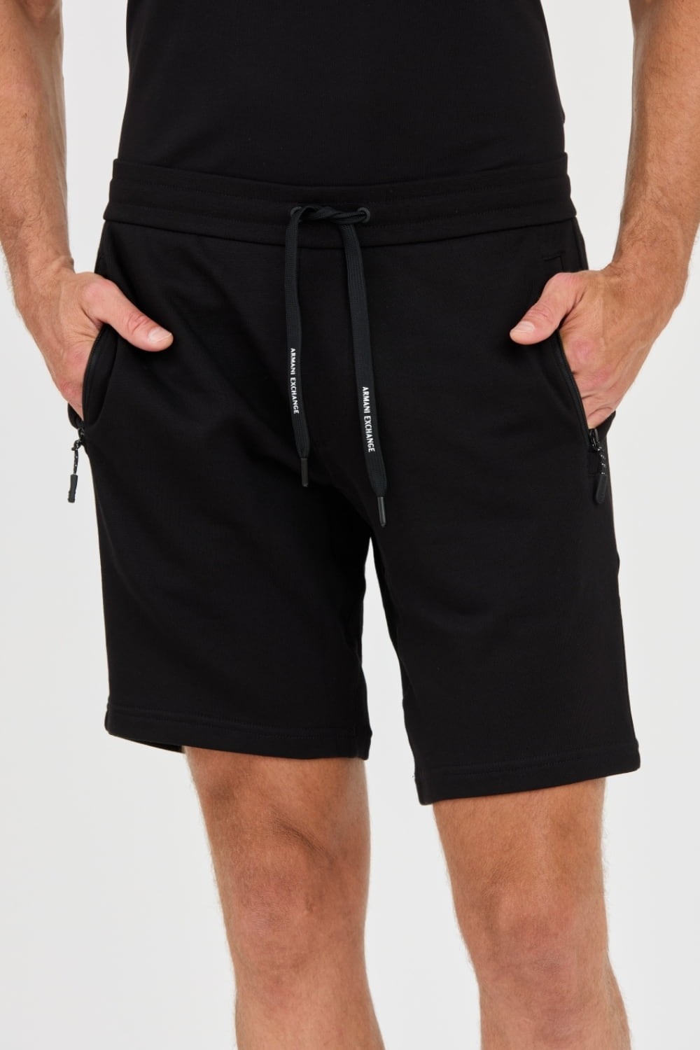 ARMANI EXCHANGE Czarne shorty Bermudy