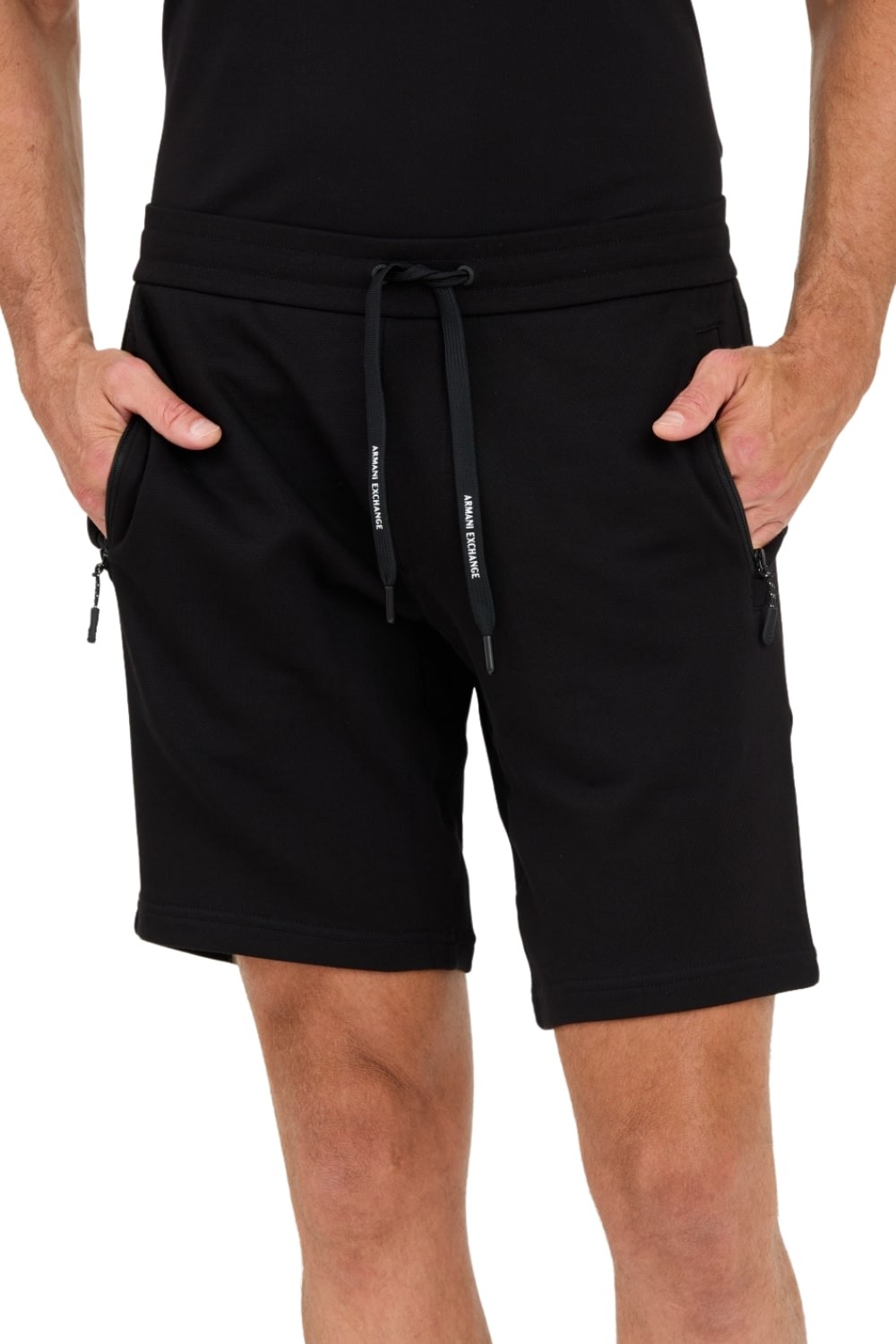 ARMANI EXCHANGE Czarne shorty Bermudy