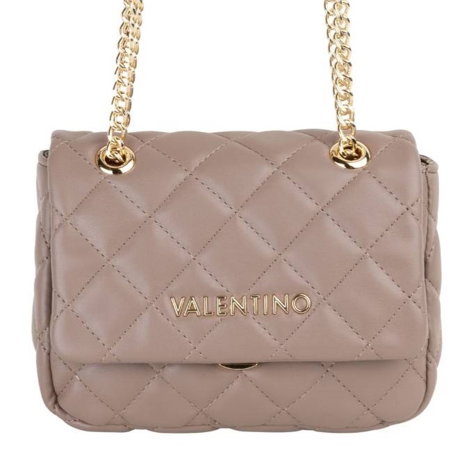 VALENTINO Beżowa torebka Ocarina Flap Bag