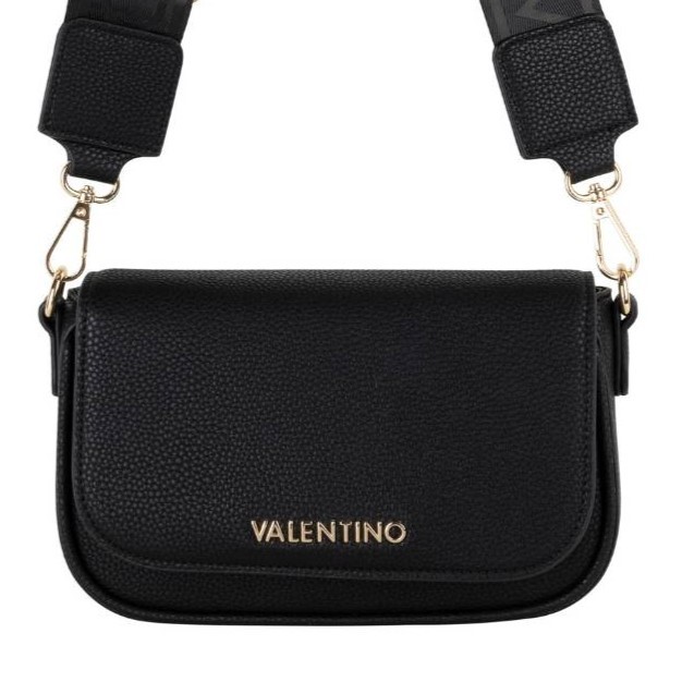 VALENTINO Czarna listonoszka Miramar Flap Bag