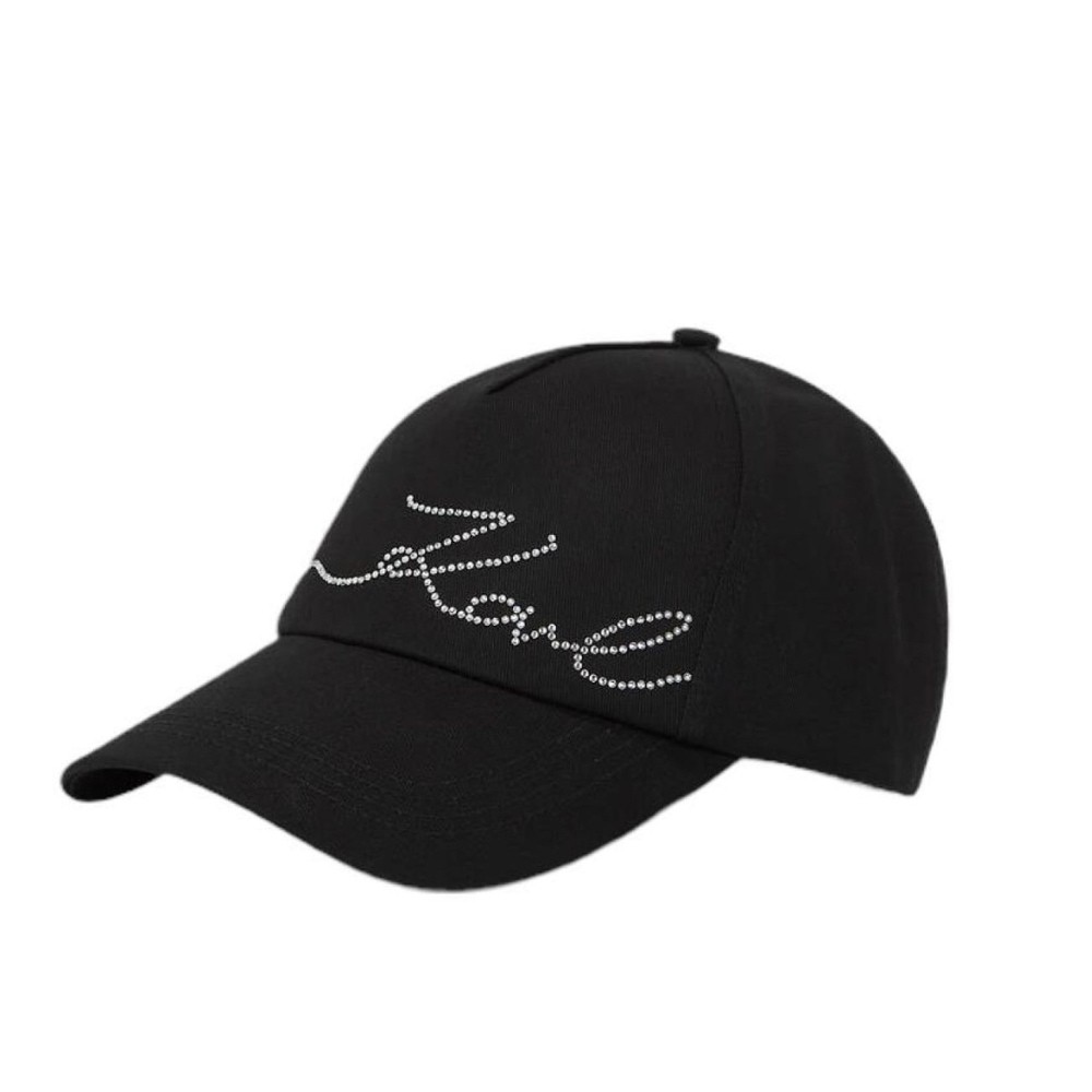 KARL LAGERFELD Black Cap K/signature Rhnstn