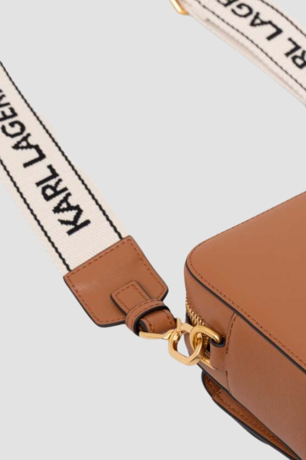 KARL LAGERFELD Brązowa torebka K/lock Camerabag