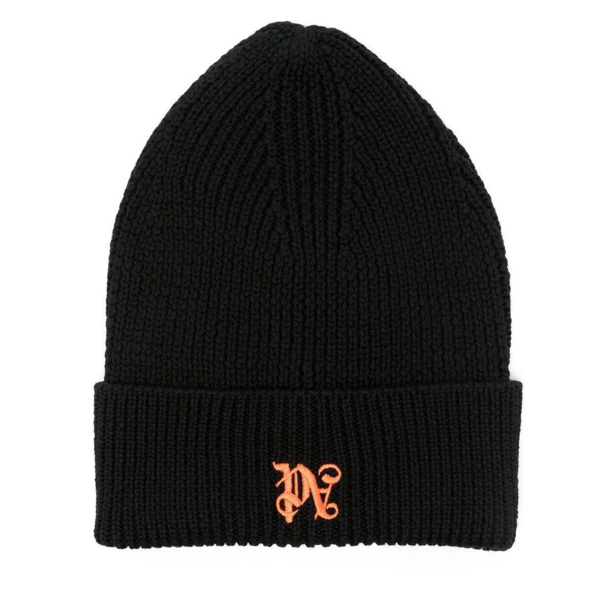 PALM ANGELS Czarna czapka Pa Monogram Beanie