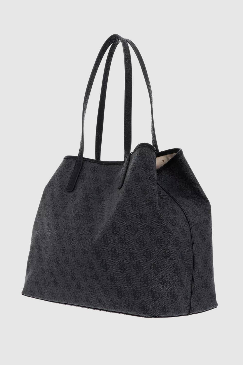 GUESS Duża szara logowana torebka 2 w 1 Vikky II