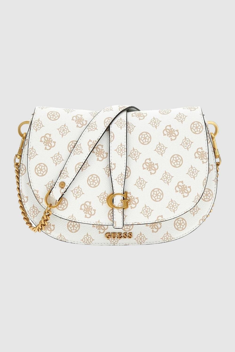 GUESS Biała logowana listonoszka Kuba