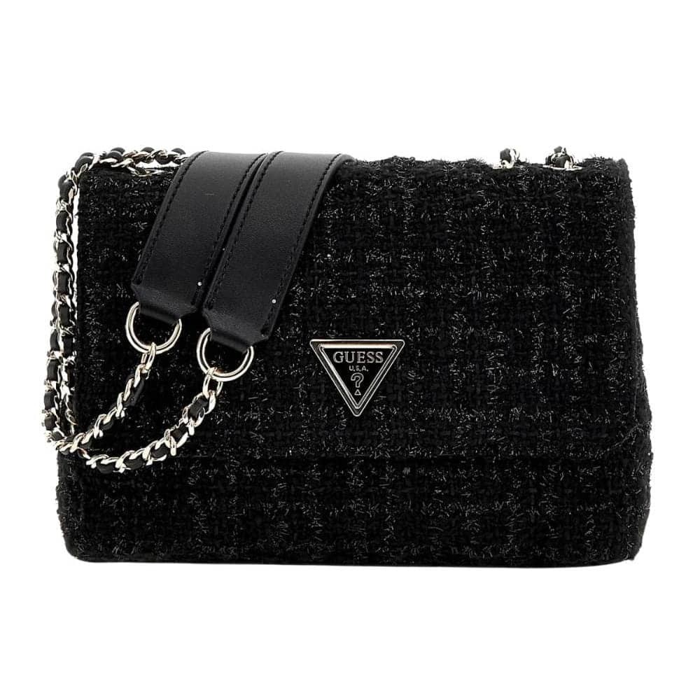 GUESS Czarna wełniana torebka Giully 2