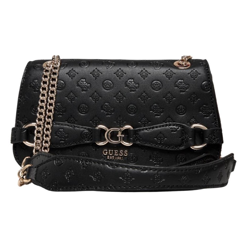GUESS Czarna logowana torebka Arlena