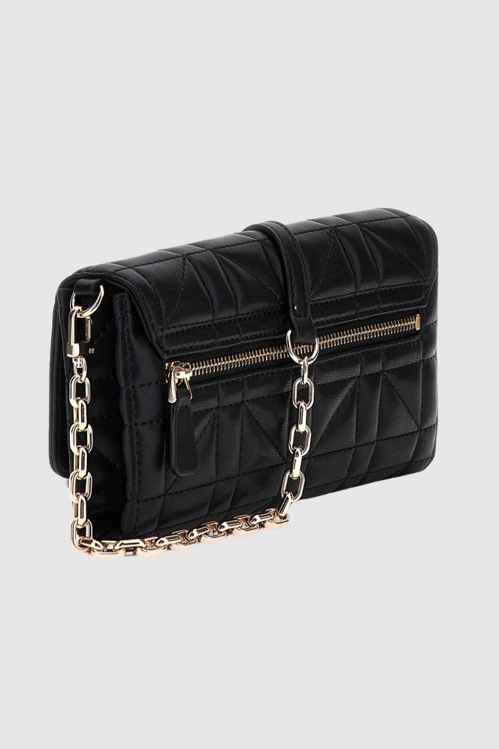 GUESS Чорна сумочка з функцією гаманця Assia Mini