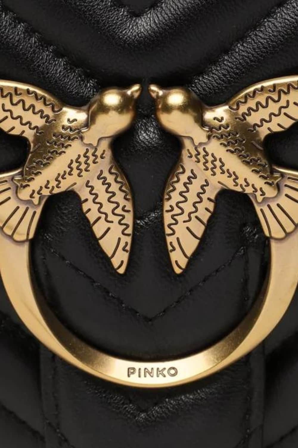 PINKO Czarna torebka Love Lady Puff Mini CL