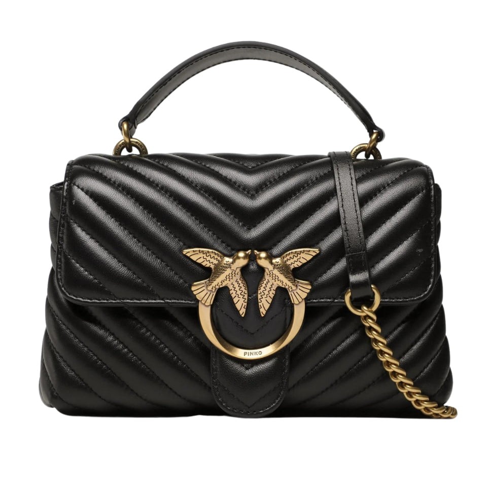PINKO Czarna torebka Love Lady Puff Mini CL