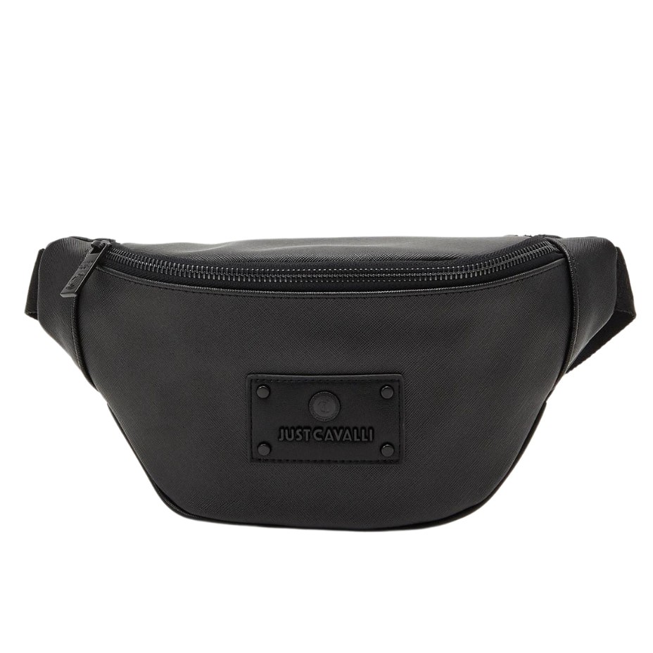 JUST CAVALLI Czarna saszetka JC Gothic Plate - Style 2