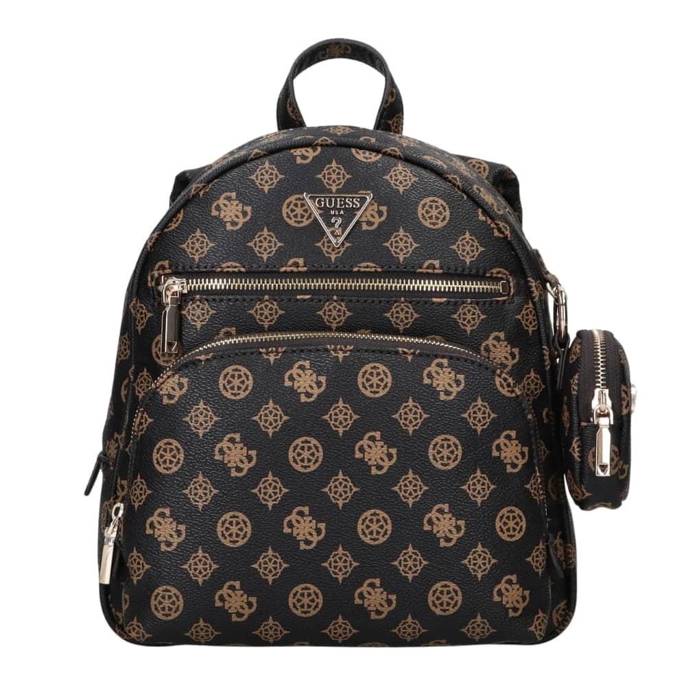 GUESS Brązowy plecak Power Play Tech Backpack