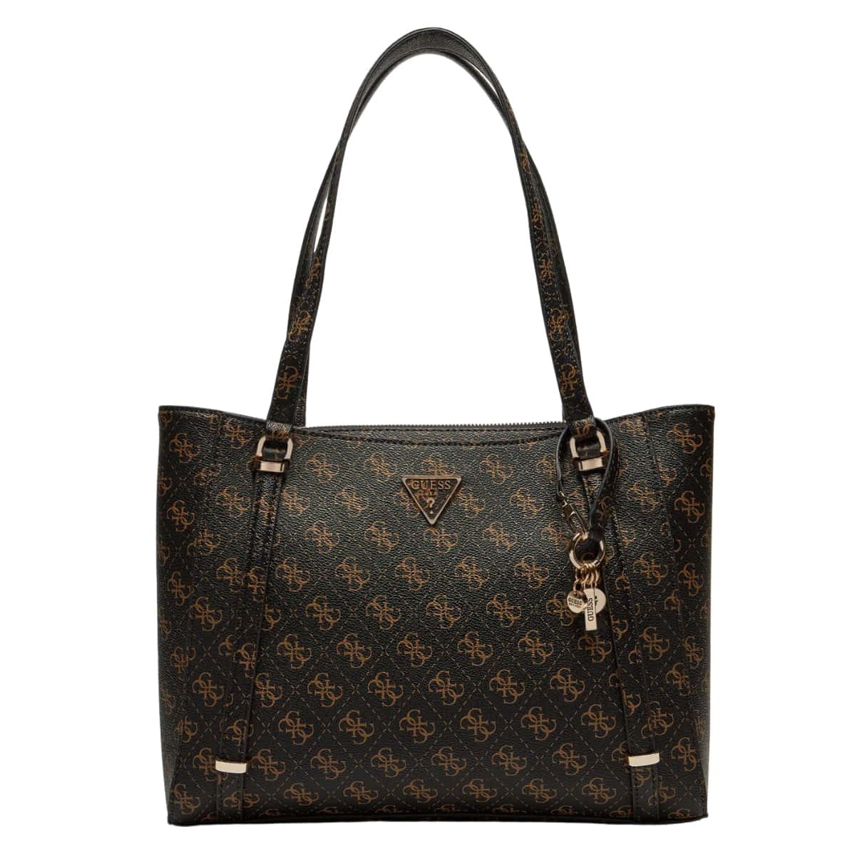 GUESS Brązowa torebka Eco Erica Elite Tote