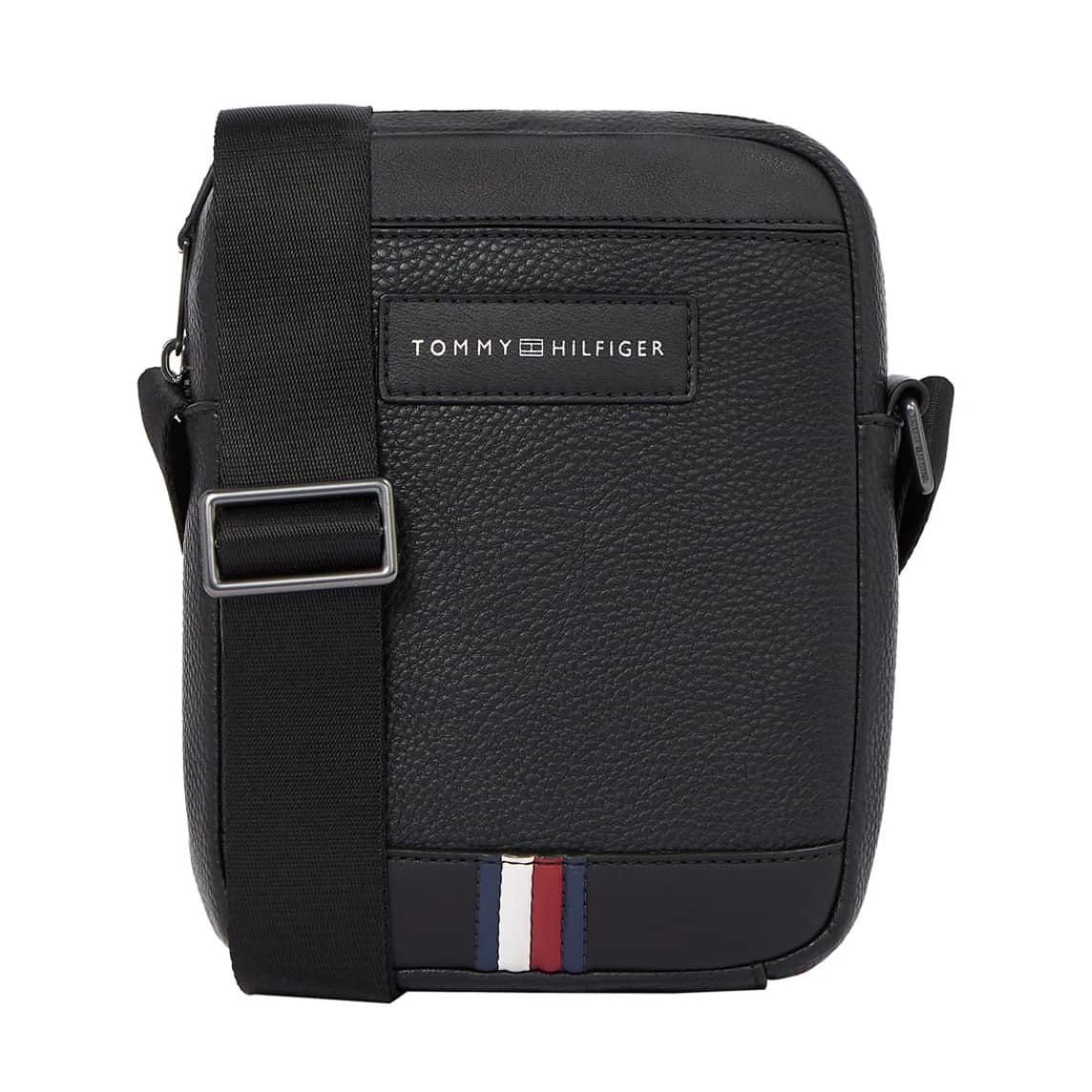 TOMMY HILFIGER Czarna męska saszetka ze stylowym logo
